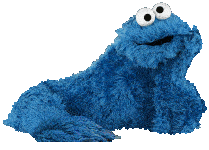 Cookiemonster animatie op cookiebanner